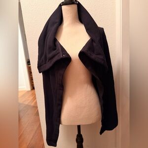 Zella Black Wrap Coat